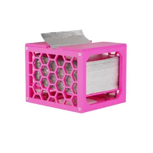 Bravo Box ( Pop Pink) Hair Color Foil Dispenser (For all 5X11 Pop-up Foils)
