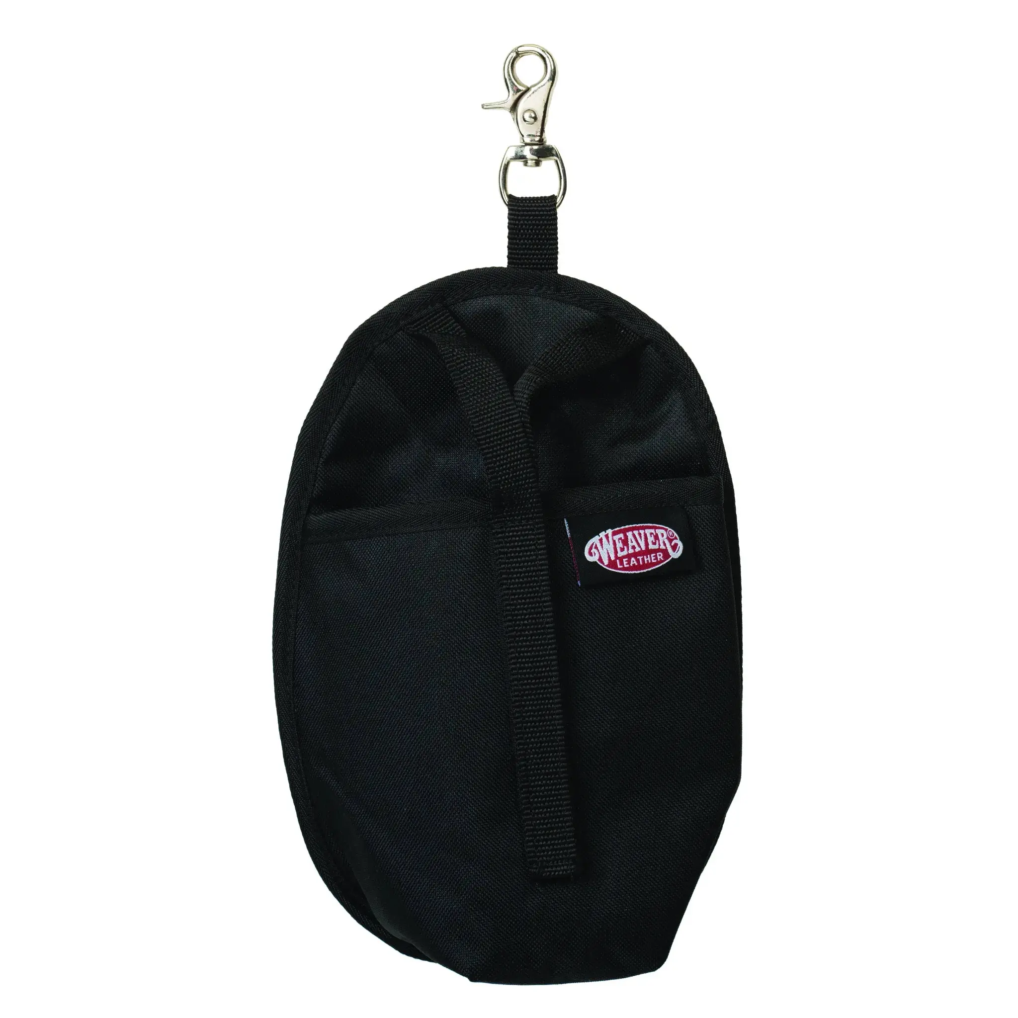 Weaver Leather Water Bottle Holder - Durable Nylon Saddle Attachment with Hook and Loop Closure Black