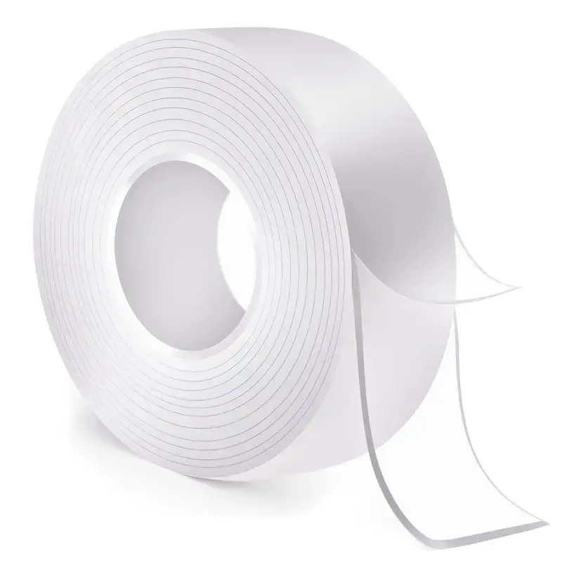 Heavy Duty Double Sided Nano Tape - 9.85FT x 1.18IN x 0.07IN Acrylic Gel Material, Removable Adhesive Strips for Wall Art, Marble Surfaces, Apartments, Home, Car, Office Mounting & Hanging