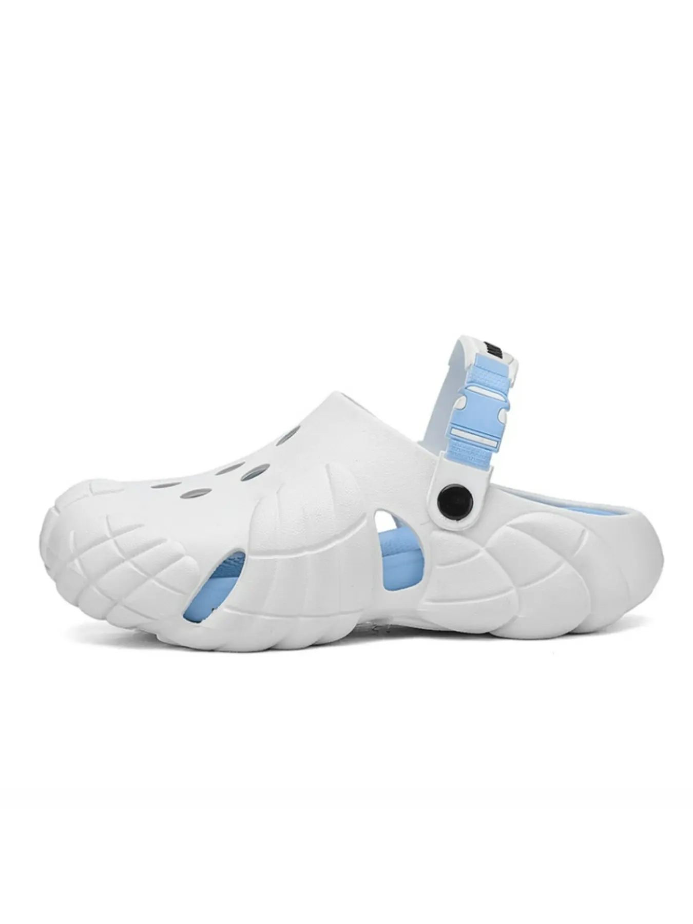 Men's Tactical Thick Sole Sandals, Adjustable Straps, Hollow Out Anti-Slip, Eva Waterproof, Casual Beach Outdoor Slippers