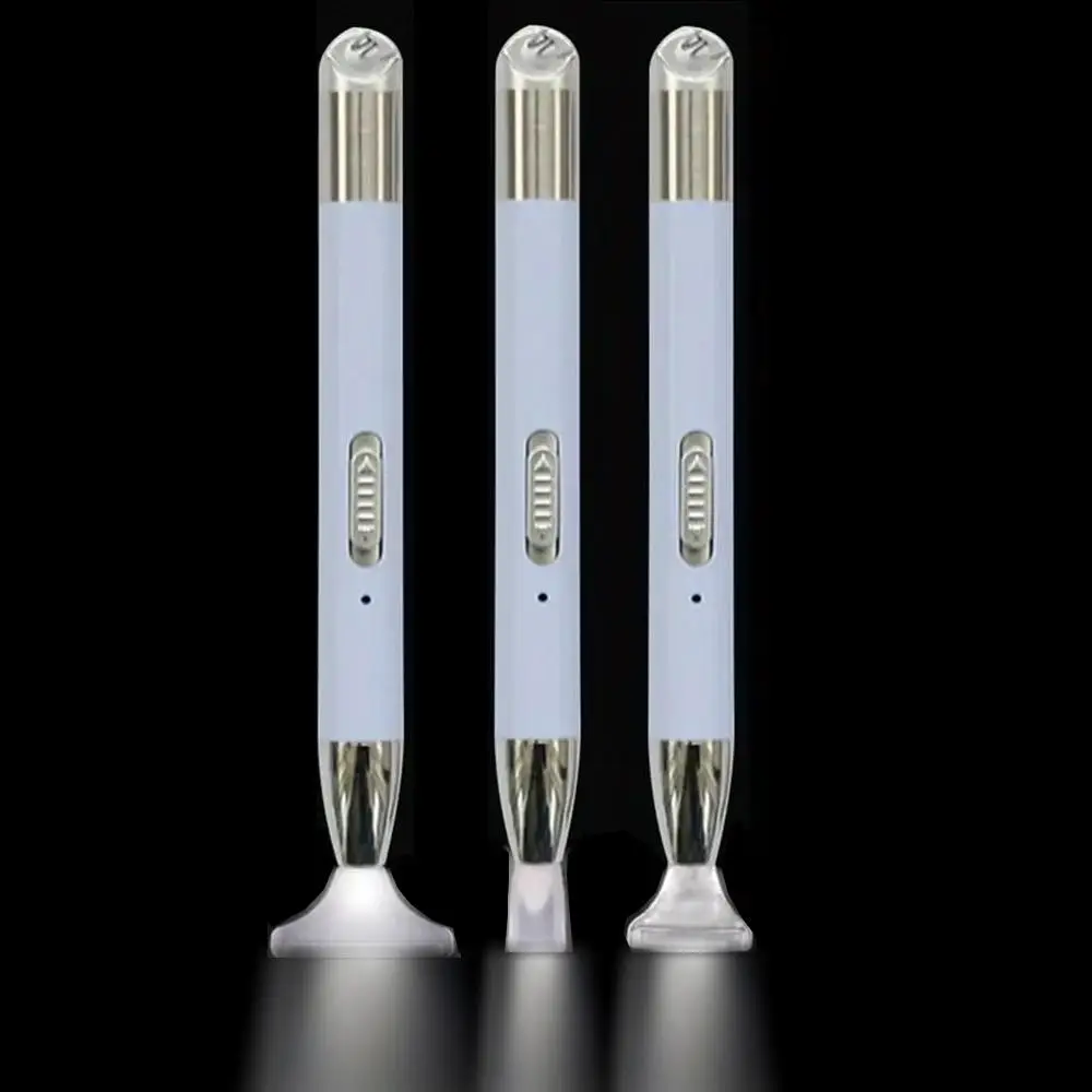 USB Rechargeable 5D Diamond Arts Colorful Painting Pen Set with LED Light, Square & Round Bead Applicator, Plastic DIY Craft Kit for Adults