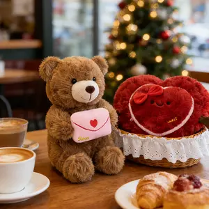Valentine’s Must-Have!Couples Bear Plush – Perfect Confession Gift & Wedding Bed Doll RomanticGifts ValentinesGifts ValentinesCouplesBear Ultra-Soft Plush Material Multi-Scene Versatility TikTok Viral Potential
