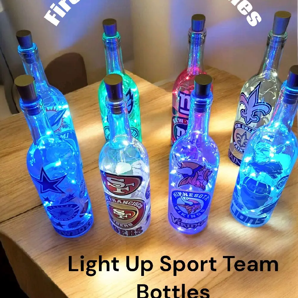 Sports Team Light Up Bottles Bottled
