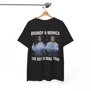 BRANDY & MONICA THE BOY IS MINE TOUR T-Shirt, R&B Legends Tee, The Boy Is Mine Sweatshirt, Iconic Duo Fan Apparel, Vintage Music Merch, Brandy and Monica Tour Sweatshirt, Unisex Cotton Crewneck T-Shirt Menswear Womenswear Streetwear Top, R&B Fan Gift