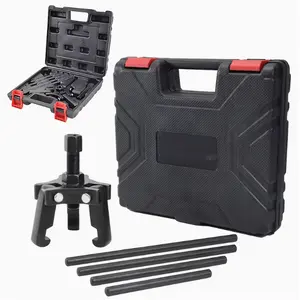 Harmonic Balancer Damper Pulley Remove Extractor Kit, Adjustable3-Jaw Puller Set For Removing Harmonic Dampers & Balancers, Crankshaft Gear Bearing Pullery Repair Kit For Car Repair