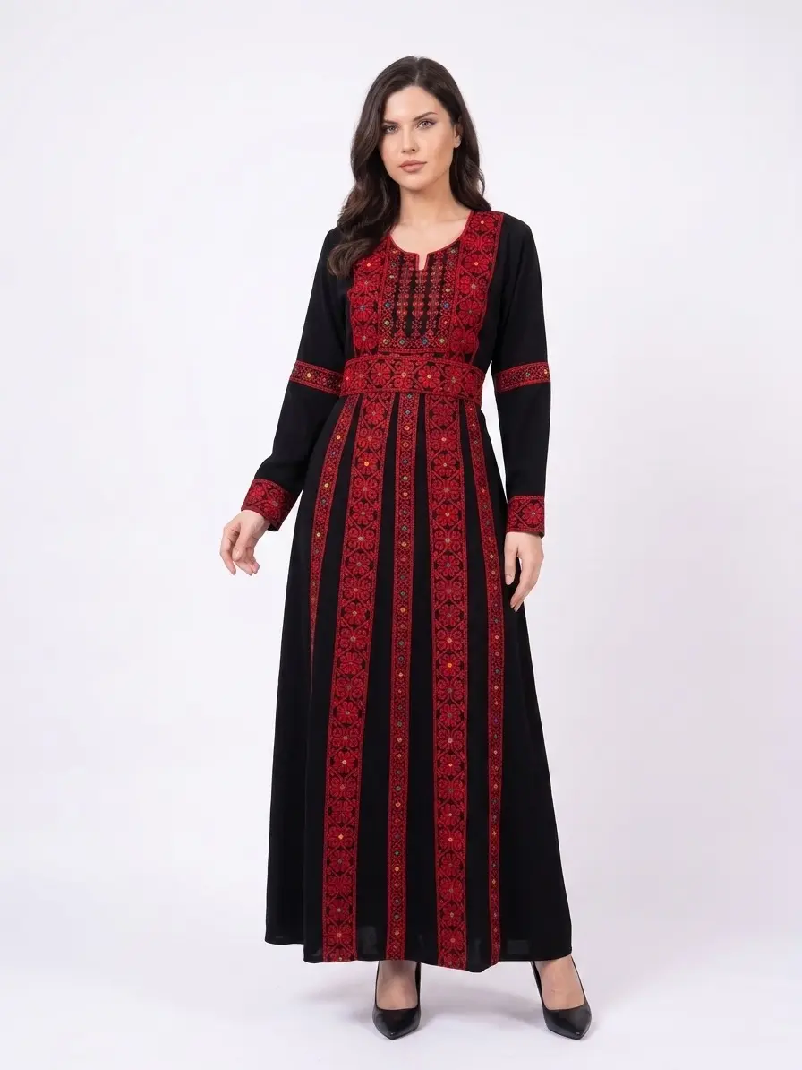 Lujan Thobe   - Women's Embrodiered Traditional Thobe, Dress, Abaya, Perfect for Eid, Ramadan, Gifts for Her