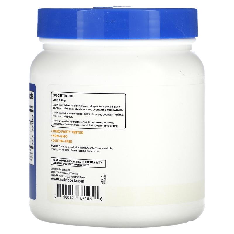 Nutricost Sodium Bicarbonate Powder, Unflavored, 2 lb (907 g)