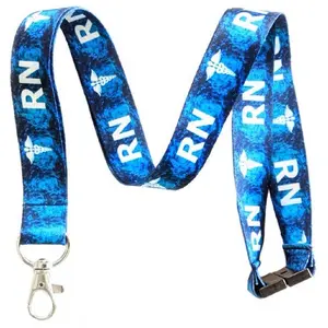 Execucat Break Away Lanyard - Registered Nurse (RN) - ID Badge Holder & Keychain