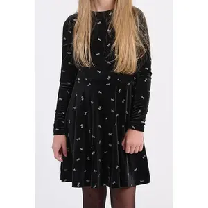 Molly Velvet Bow Dress