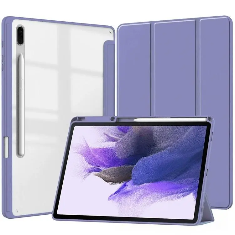 Suitable for Samsung S11 tablet protective case, S11 Ultra anti-drop shell, S10 Lite acrylic high-transparency cover S11 ultra tablet accessories