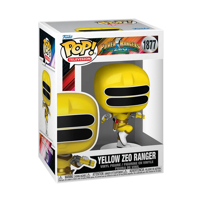 Funko Pop Vinyl Figure Power Rangers Yellow Zeo Ranger 1877