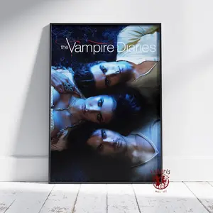 The Vampire Diaries Poster | Elena Gilbert Wall Art | Unframed