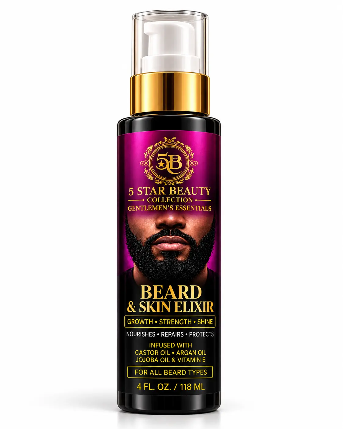 BEARD & SKIN ELIXIR – Gentlemen’s Essentials | Rosemary + Mint (4 oz)