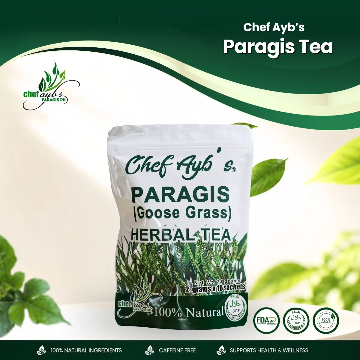 Chef Ayb's Paragis Tea - 100% Natural Pure Herbs for Soothing & Refreshing Beverage - Perfect for All Ages & Occasions