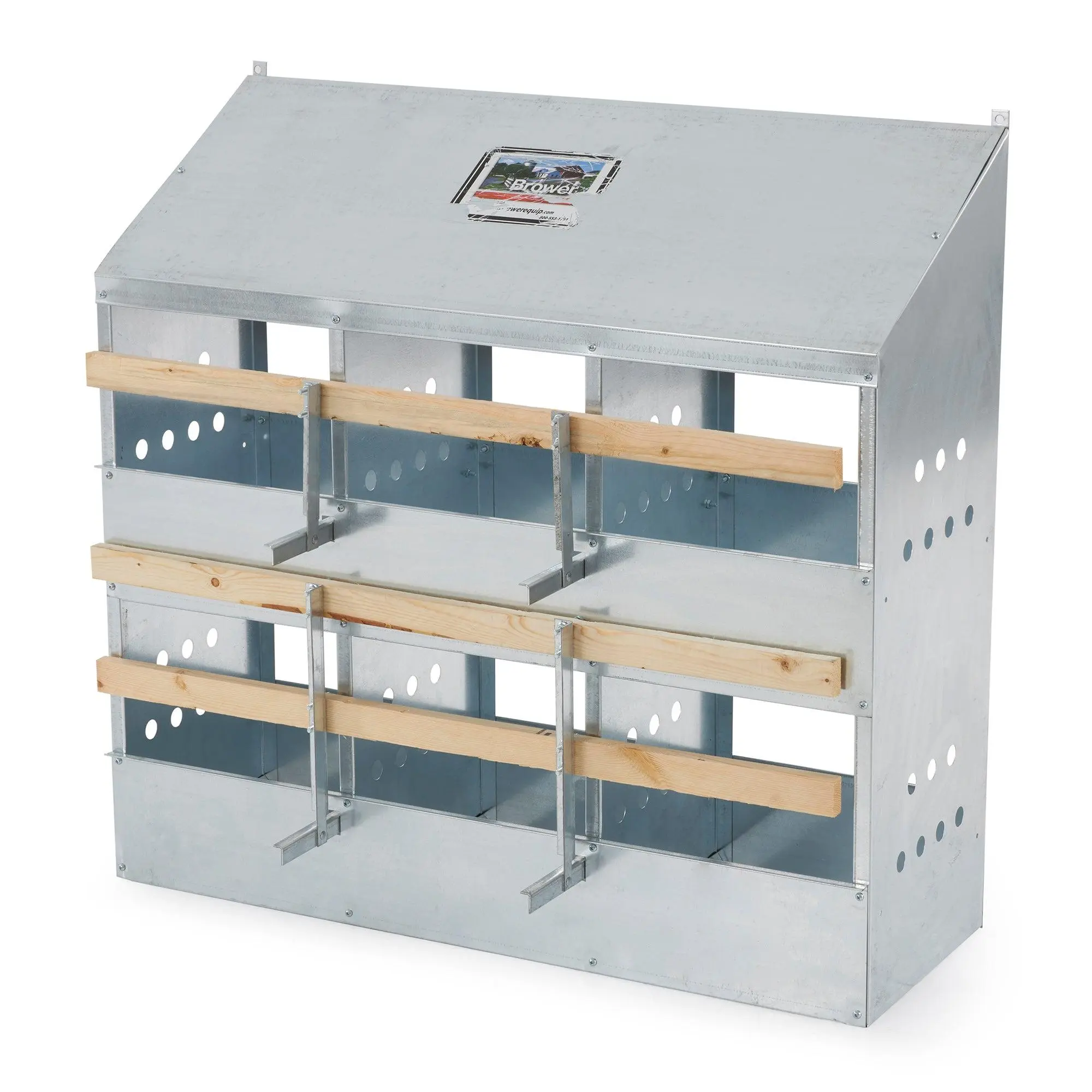 Brower 406B Galvanized Steel Bird Poultry Nest Chicken Brooding Box Brower 406B Galvanized Steel Bird Poultry Nest Chicken Brooding Box