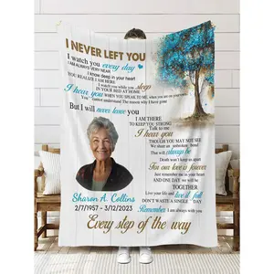 I Never Left You | Custom Memorial Photo Blanket