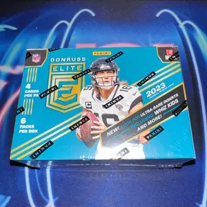 2023 Elite Football Blaster box Green Disco Parallels