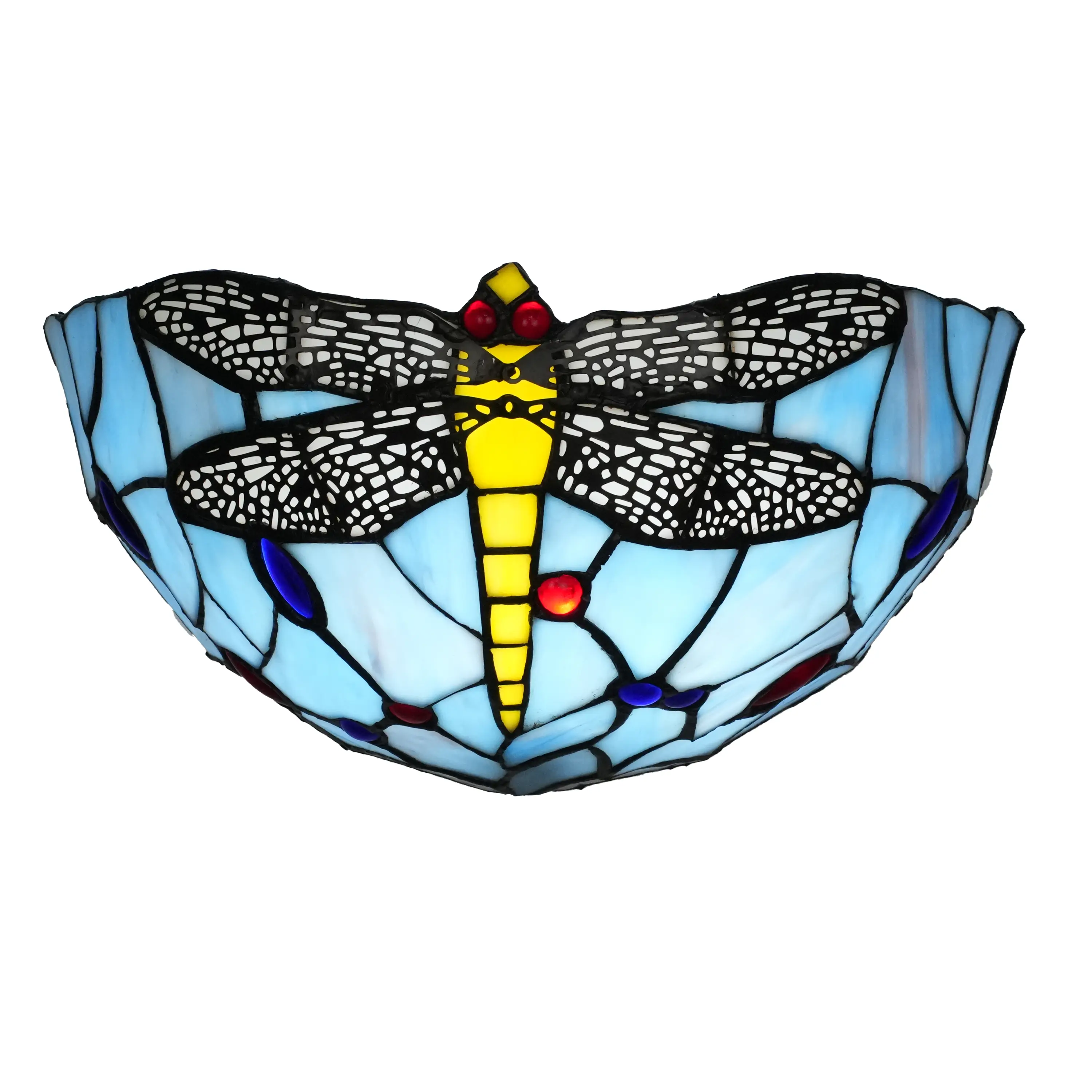 Aeyee Tiffany Wall Sconce, Classy Stained Glass Wall Light, Decorative 12 Inches Wall Light Fixtures for Hallway Stairway Bedroom