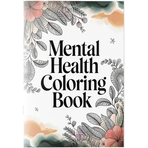 Mental Health Coloring Book, 1 Count Motivational Quotes Color Pages, Inspirational Coloring Book, Positive Coloring Book, Stress Relief Activity, Coloring Gift Book, Water Coloring Books