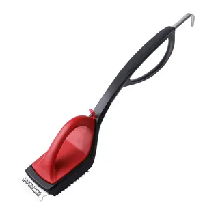 Royal Gourmet Grill Cleaning Brush Set Utensils, 18 In BBQ Wire Bristle Brush and Scraper with Extra Replacement Head for Grills  Steel grill brush