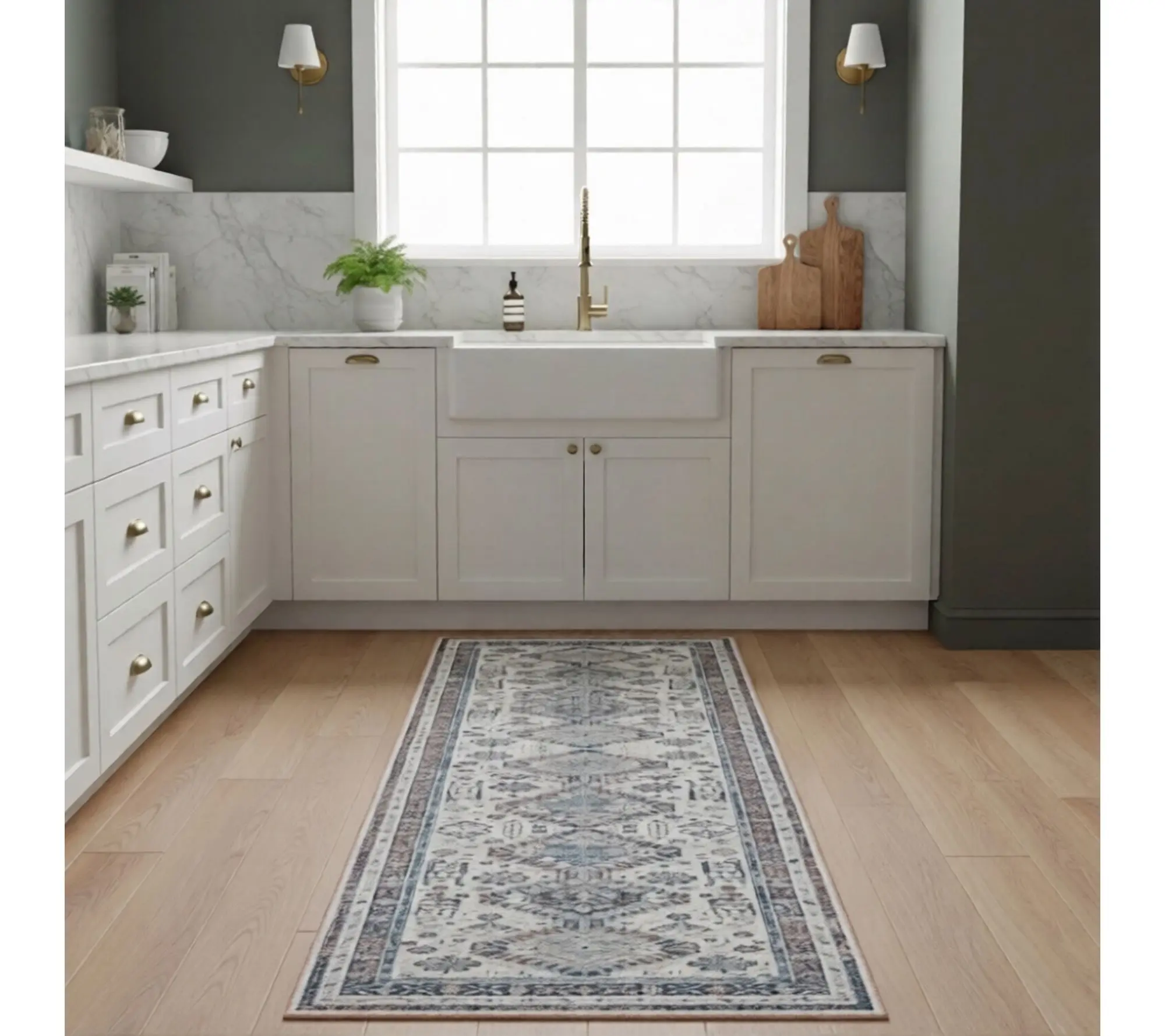 Amer Rugs Alaska Vintage Runner Rug, 2'7" x 10'