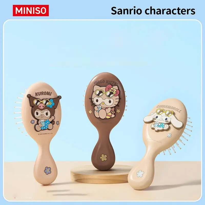 MINISO Summer Black Skin Series 3D Massage Airbag Comb Does Not Hurt the Scalp Comb