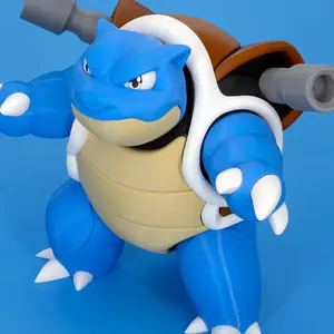 Blastoise 009 Custom 3D Printed Figure - Unique Collectible