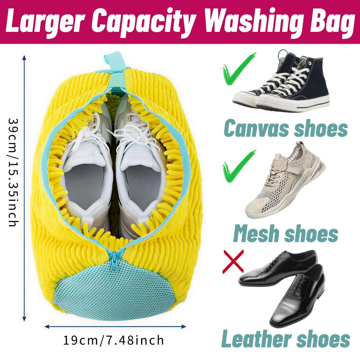 Shoe Washing Bag, 2 Counts Reusable Shoe Laundry Bag, Shoe Protector Bag for All Types Of Shoes, Mesh Laundry Bag, Laundry Tools & Accessories, Laundry Organizer, Laundry Products, Removable Washing Bags #TOP PICKS
