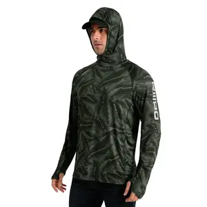 Clearance R20 RIIIPO Sun Hoodie Shirts with UV Detection Logo Thumbhole Men UPF 100+ Sun Protection Long Sleeve Lightweight Quick Dry Moisture Wicking Breathable Activewear for Outdoor Fishing Boating Construction Roofing Framing Landscaping summervibes