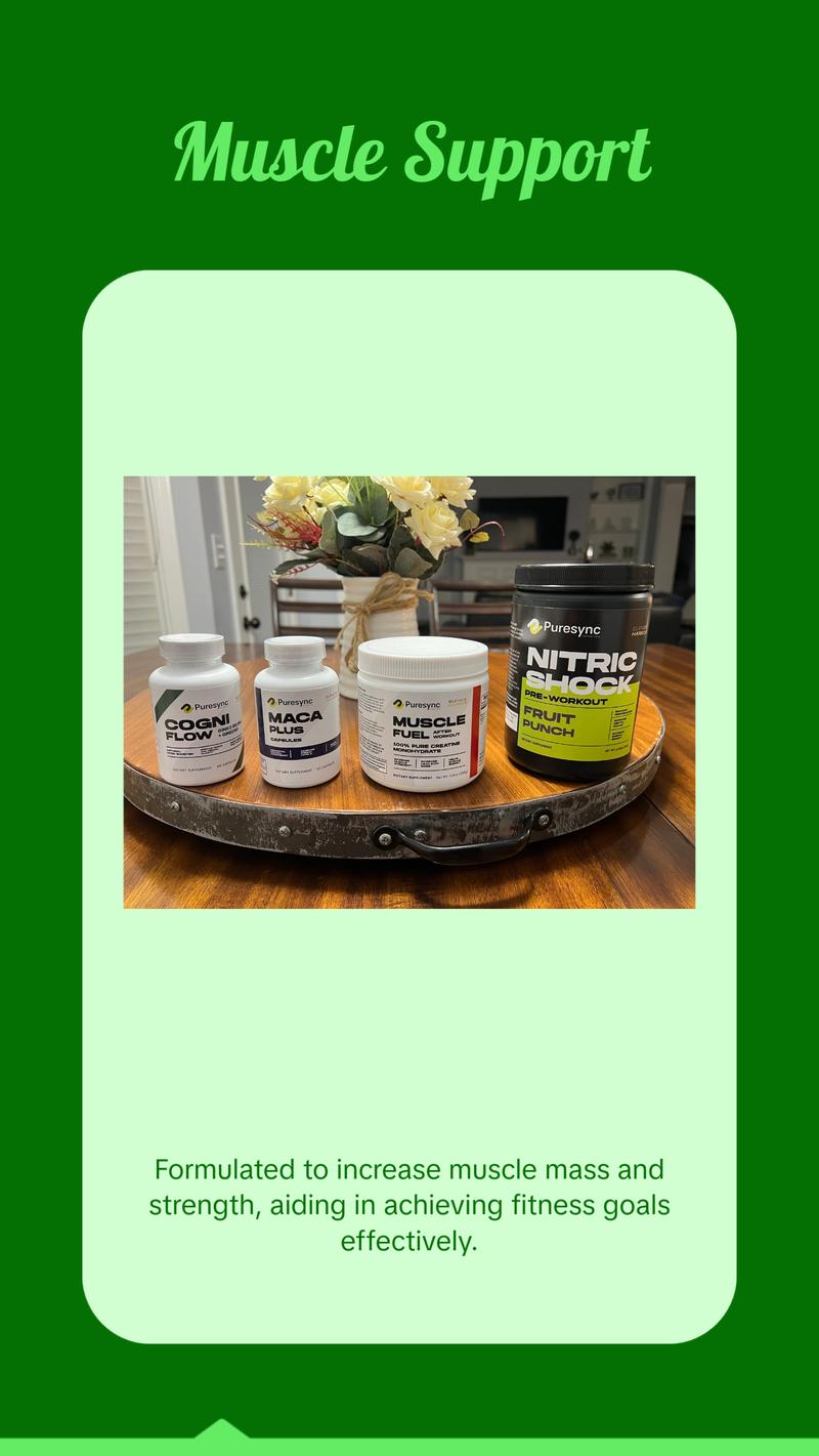 PureSync - Nitric Shock Pre-Workout Powder (Fruit Punch) - 0.66lb 30 Scoop PureSync - Nitric Shock Pre-Workout Powder (Fruit Punch) - 0.66lb 30 Scoop