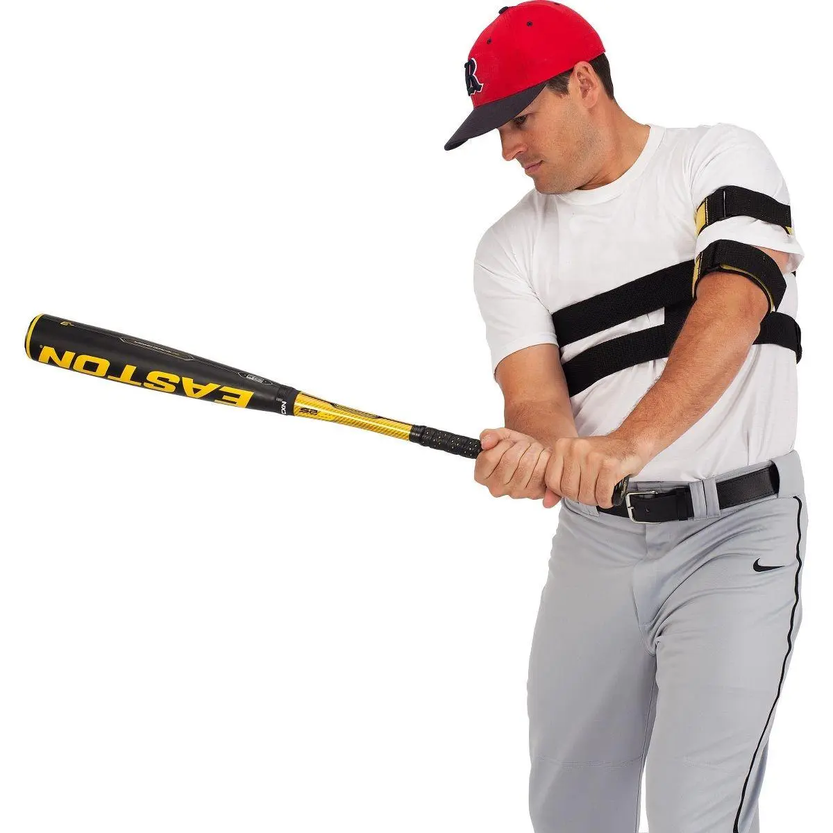 212 MAIN Batter Up Ind Hitting Vest Brace - Youth Right-Handed Vest, 1lb Baseball Bat Accessory, Batting Practice Equipment, Muscle Memory Enhancement Tool, Easy Setup, Vests