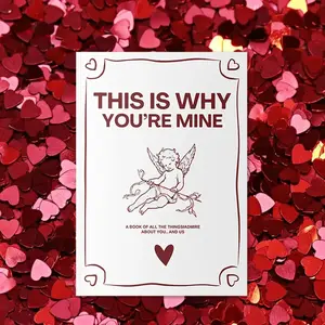Couples Love Journal – What I Love About You Book, Fill-in-the-Blank Romantic Keepsake for Girlfriend, Boyfriend, Anniversary, Valentine’s & Birthday Gift
