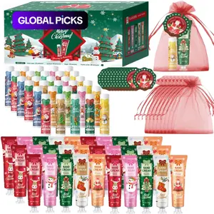 30 Sets Christmas Gift Boxes, Gift Packs, Lip Balm & Hand Cream Bulk, Holiday Cards & Bags, Gifts for Colleagues Friends #TOP PICKS