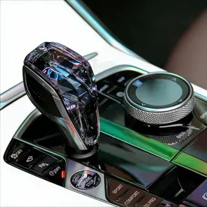 Universal Crystal Gear Shift Knob LED Touch Activated Rechargeable