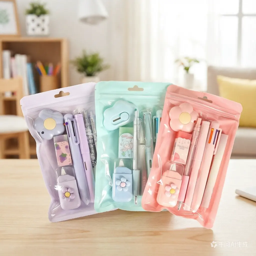 Pink, Purple, Blue (Set of 3)