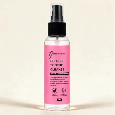 Nectar Falls Feminine Mist – External Intimate Refresh Spray for Women, On-the-Go Freshness, Multi-Use Body Mist, Postpartum Support, Daily Hygiene Spray