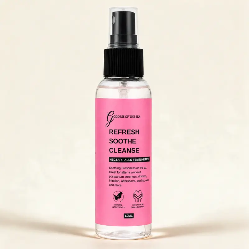 Nectar Falls Feminine Mist – External Intimate Refresh Spray for Women, On-the-Go Freshness, Multi-Use Body Mist, Postpartum Support, Daily Hygiene Spray