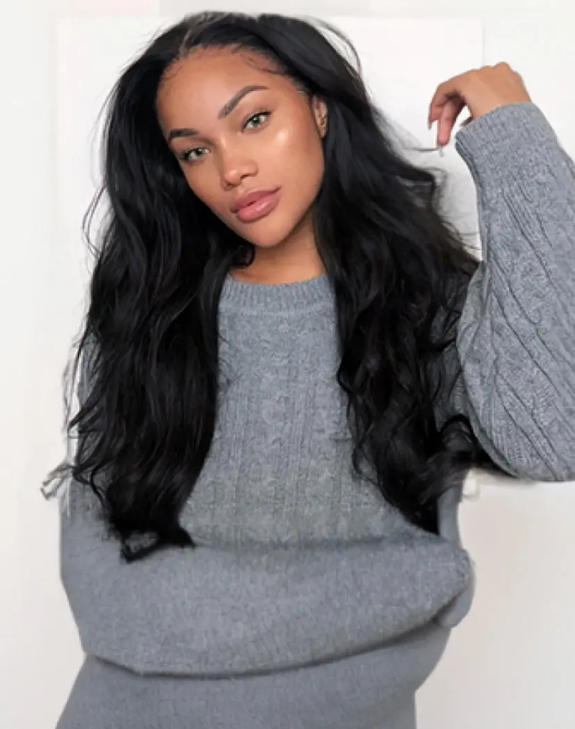Lushlanes 55 HD Lace Closure Body Wave Transparent Lace undetectable Lace Closure Invisible Knots Human Hair 150