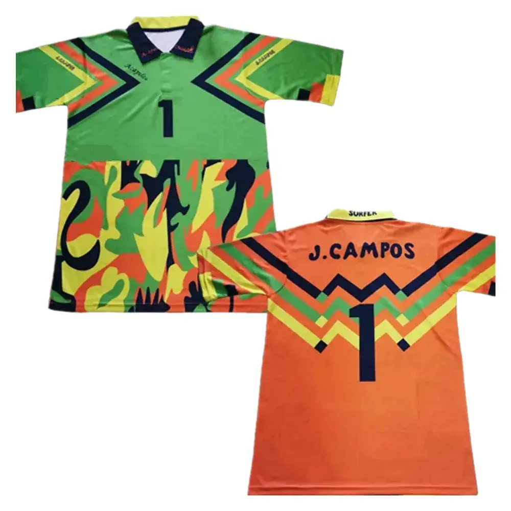 Retro Jorge Campos Soccer Jerseys goalkeeper 1992 93 95 98