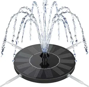 3.5W Solar Bird Bath Fountain, Floating Solar Panel Water Pump with Upgraded 6-Spray Nozzles, Eco-Friendly Energy-Saving Durable Waterproof Patio Garden Accessory for Outdoor Decor, Bathroom Supply