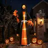 VINGLI 12FT Waterproof Lightweight Spooky Halloween Inflatable Party Decoration, Giant Creepy Cute Blow-Up Balloon with LED Lights for Garden, Patio (Ideal for Decorating for Halloween),home decor