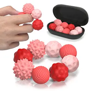 8Pcs Magnetic Balls Fidget Toys | Silicone Shell Sensory Fidget Balls, Office Desk Fidget Toy for Teens & Adults