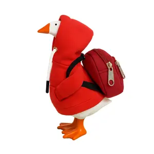 Back to School 7 Inch Desk Goose Outfits Hoodies Tabletop Goose Accessory Mini Porch Goose Costume