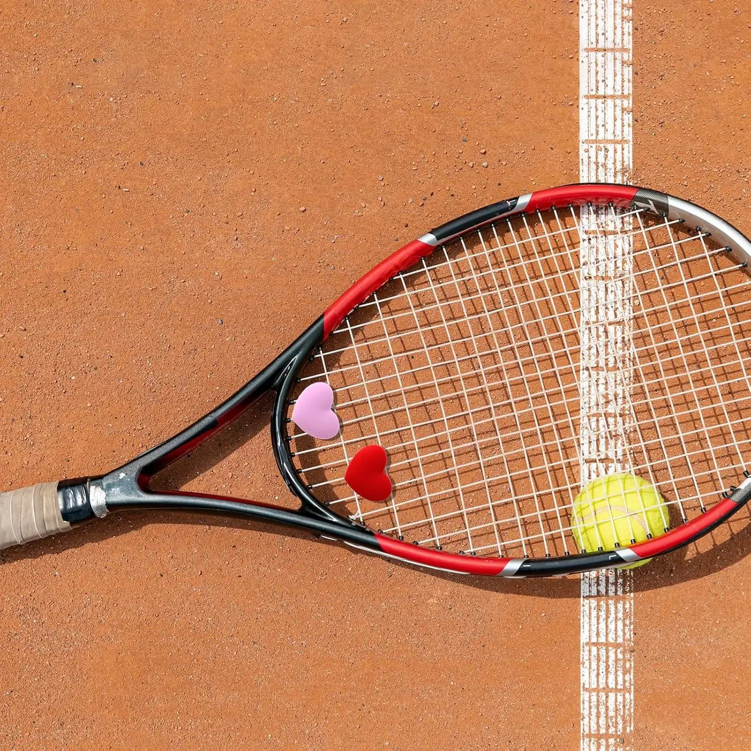 4pcs Tennis Vibration Dampener, Tennis Racket Shock Absorbers, Heart-Shaped Silicone Dampener Tool for Tennis Racquet String Dampener Cute Tennis SuppliesMixed Colors - TikTok Shop 4pcs Tennis Vibration Dampener, Tennis Racket Shock Absorbers, Heart-Shaped Silicone Dampener Tool for Tennis Racquet String Dampener Cute Tennis SuppliesMixed Colors - TikTok Shop