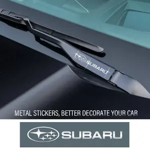Subaru Car Vehicle Upgrade 3D Metal Thin Emblem Sticker, Lightweight Dashboard Center Console Decoration, Scratch-Resistant Durable Interior Decal