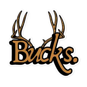 Bucks. Sticker