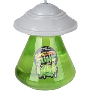 Rhode Island Novelty 3" Light-Up UFO Slime (1 Per Order, Style May Vary)