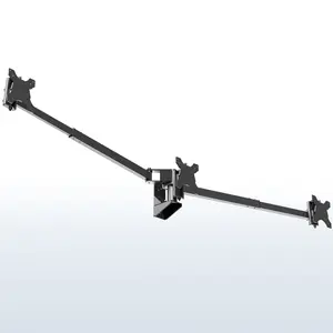 Telescoping Triple Monitor Wall Mount - Up to 38" Screens