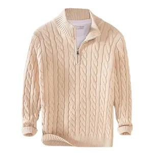 Provider Quarter Zip Pullover Cream