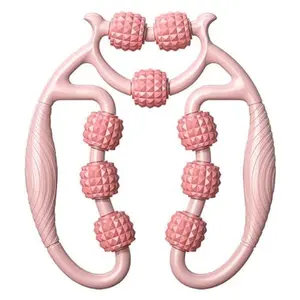 9-Roller Deep Tissue Leg Massager: For Calves, Thighs, Neck & Full Body Relaxation